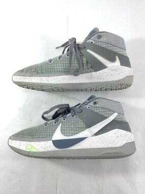 Nike Air Zoom Kevin Durant No7 CK6017-001 Grey White Men’s :10 Basketball Shoes